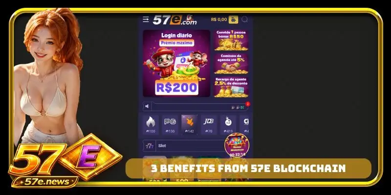 3 benefits from 57E blockchain