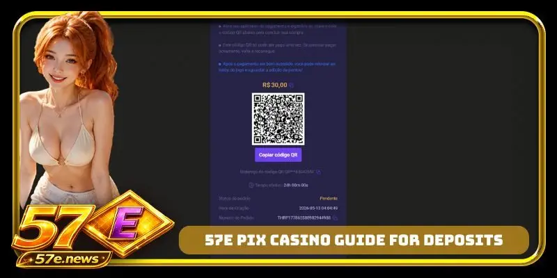 57E PIX casino guide for deposits