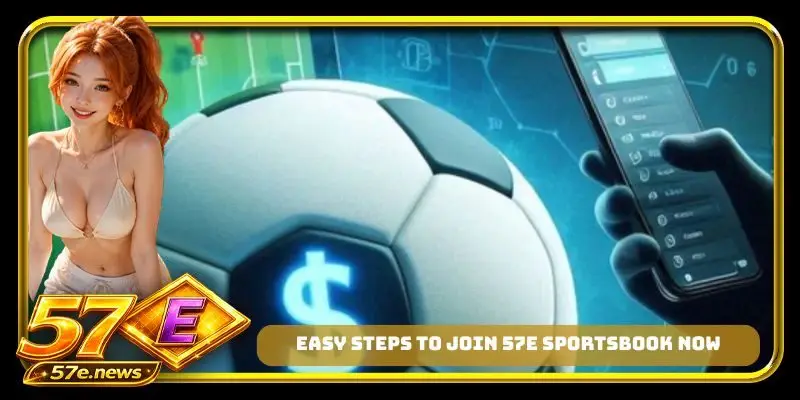 Easy steps to join 57E sportsbook now