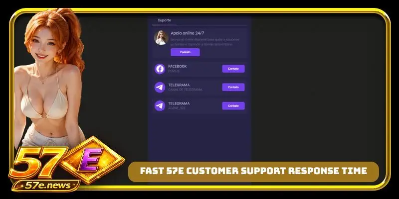 Fast 57E customer support response time
