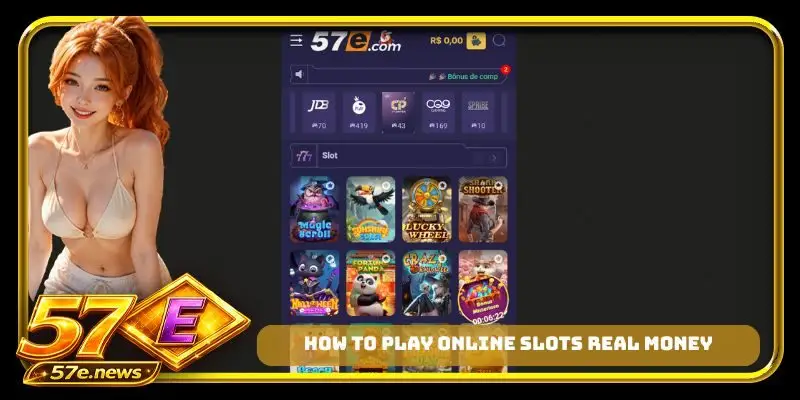 How to play online slots real money