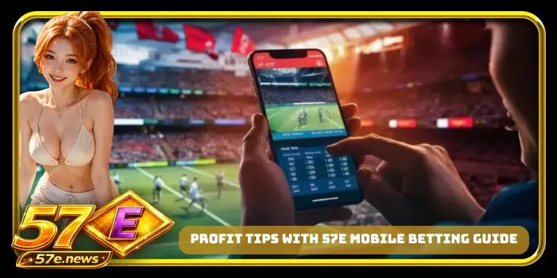 Profit tips with 57E mobile betting guide