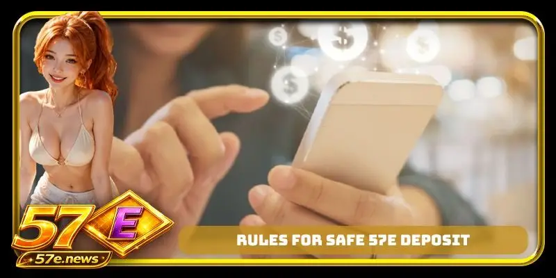 Rules for safe 57E deposit