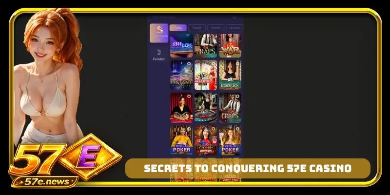 Secrets to conquering 57E casino