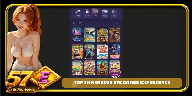 Top immersive 57E games experience